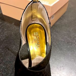 Michael Kors size 8.5 high heel shoes. Like New! Worn once to a wedding!